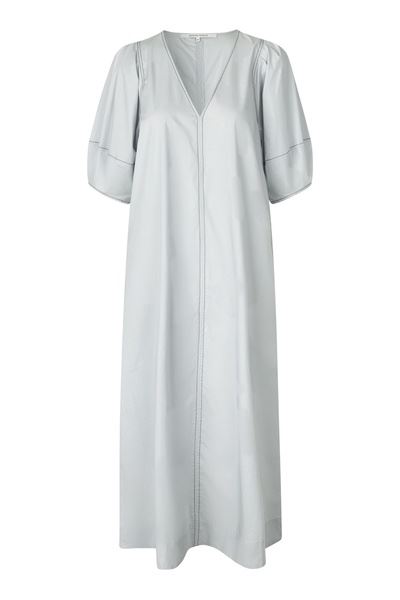 SECOND FEMALE KJOLE, LARKINI NEW MAXI DRESS, GRAY DAWN